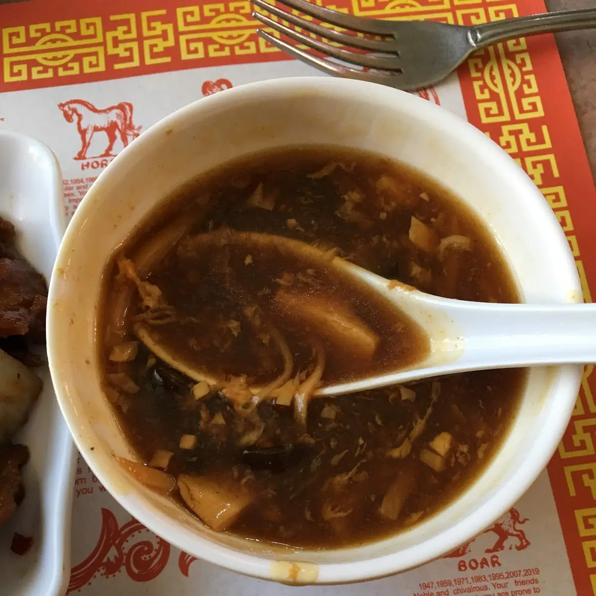 hot & sour soup 酸辣汤